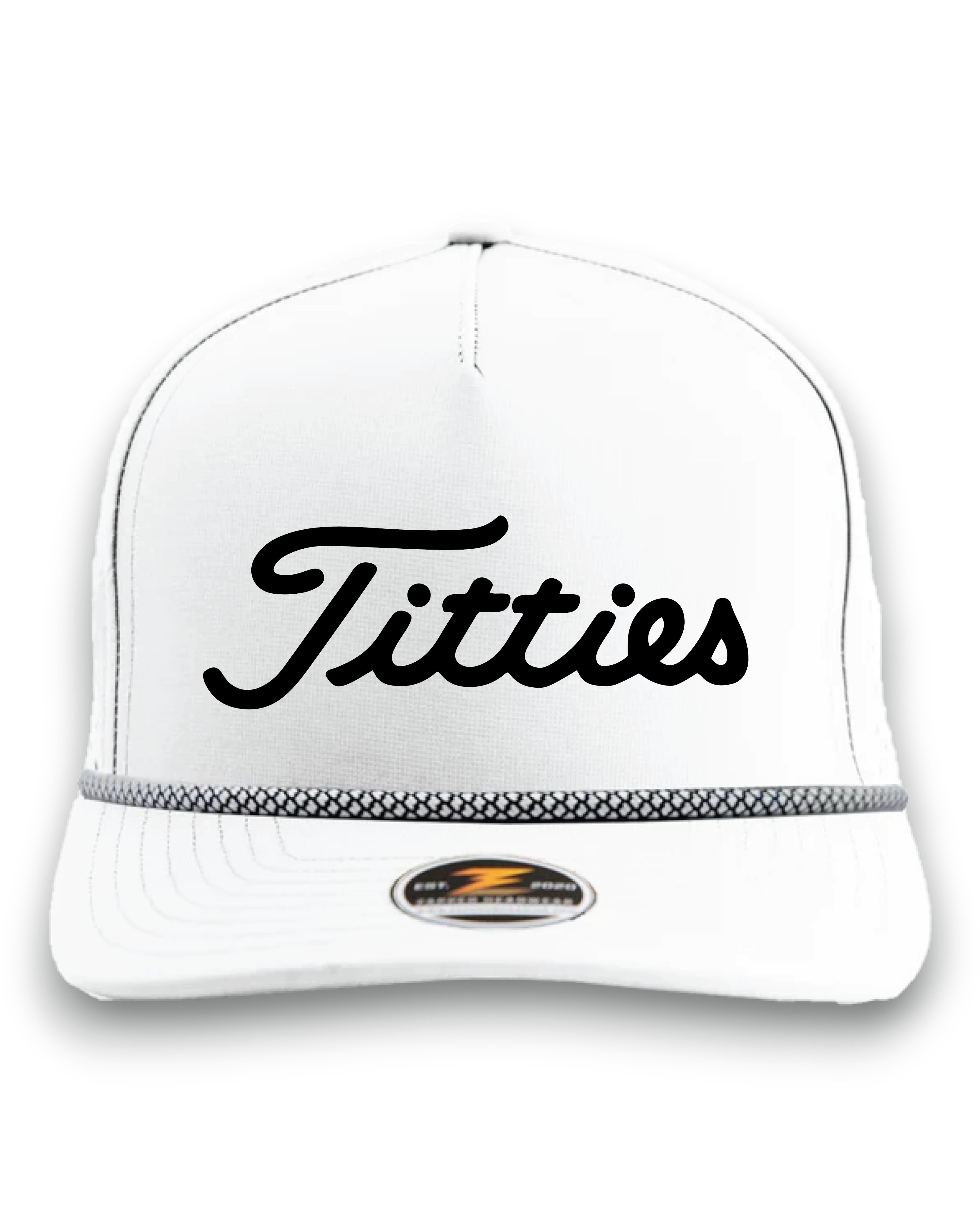 Titties - Premium Water Resistant Rope Hat – Frosty Golf Apparel